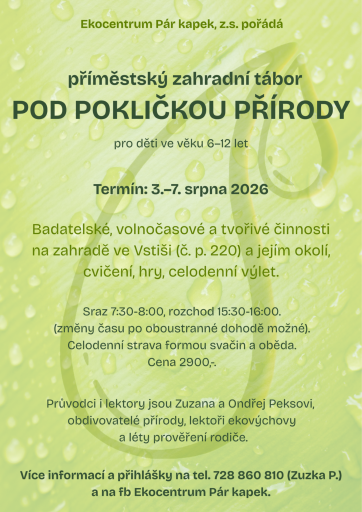 příměstský tábor 2026